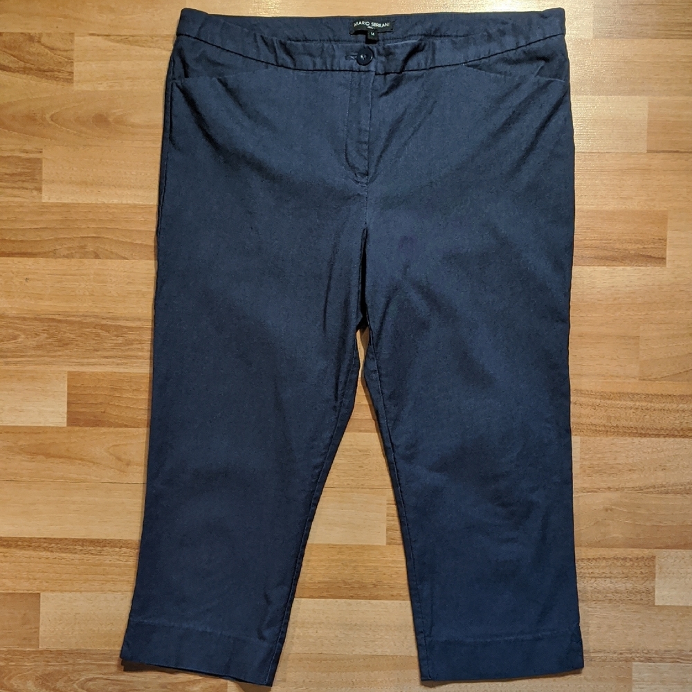 Mario Serrani Navy Capris